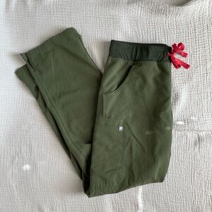 FIGS Olive Kade Cargo Pants Sz Small/XS